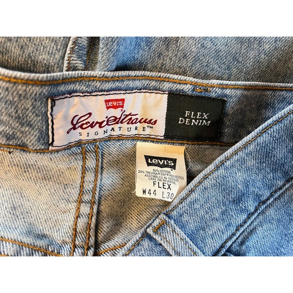 Vintage Levis Strauss 540 Jeans Mens Blue, Brown Tab Flex Denim 44 x 30 - Picture 3 of 8